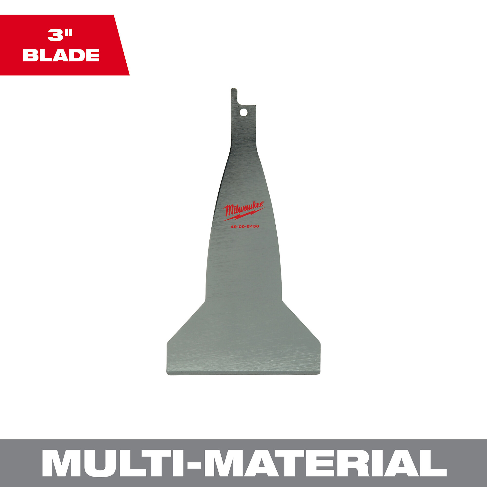Milwaukee 3in. Scraper Reciprocating Saw Blade, Model# 49-00-5456